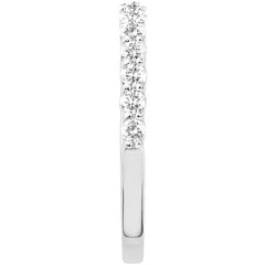 18KT White Gold Round 0.45ctw Diamond Ring