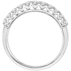 18KT White Gold Round 0.45ctw Diamond Ring