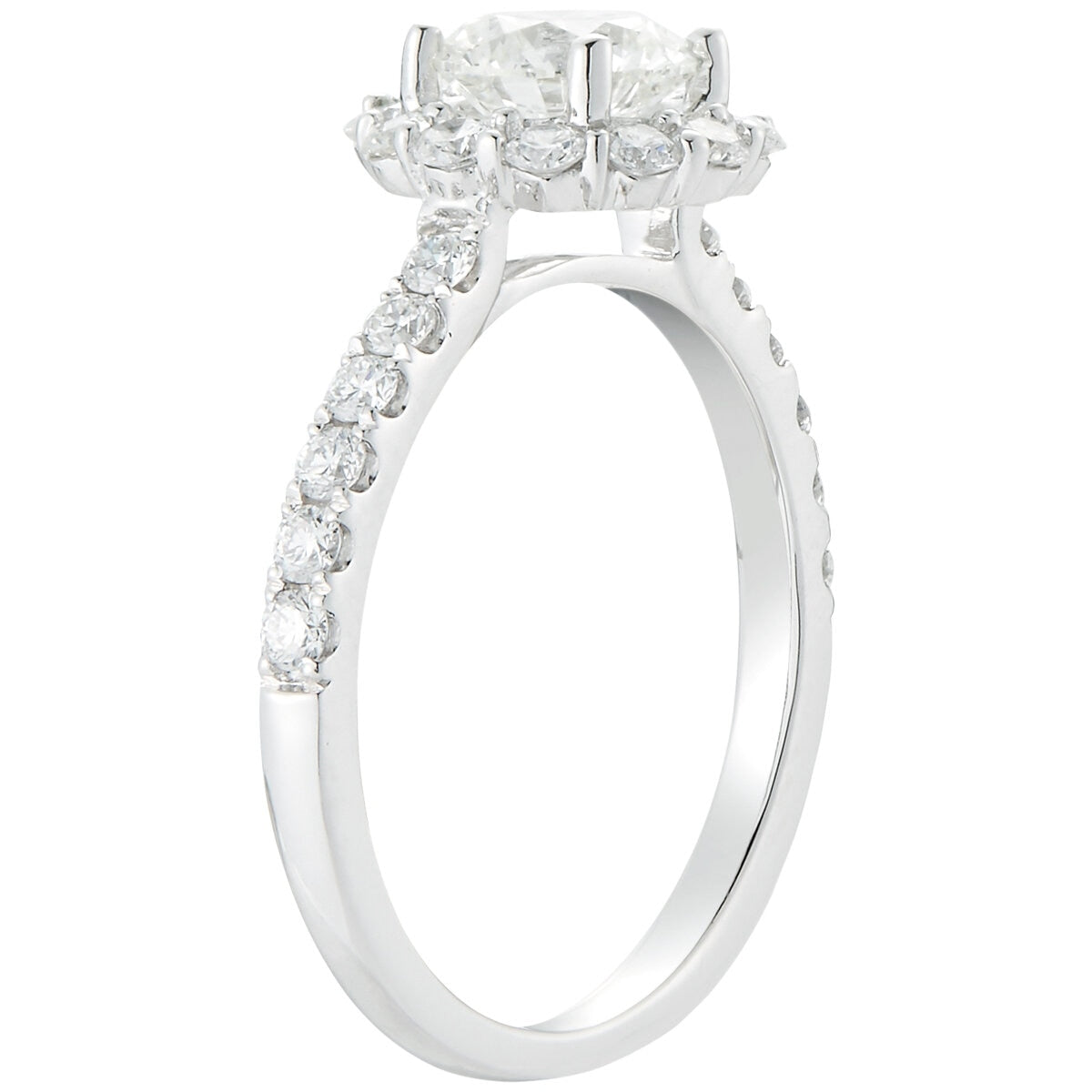 18KT White Gold 2.10ctw Diamond Bridal Set