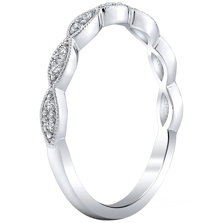 18KT White Gold 1.00ctw Diamond Bridal Ring Set