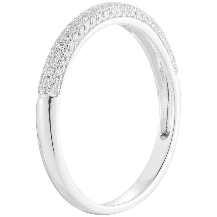 18KT White Gold 1.38ctw Diamond Bridal Set With 0.80ctw Centre