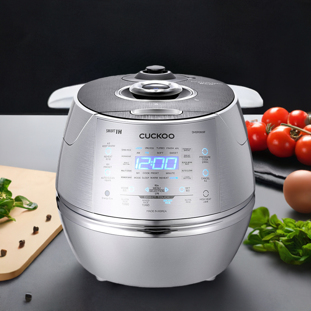 Cuckoo Induction Heating Electric Pressure Rice Cooker 6 Cups CRP-DHSR0609F