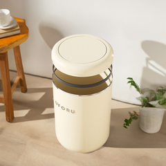 Floor standing trash can (9L), cream white, 22 * 29cm