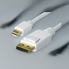 ASTROTEK Mini DisplayPort DP to DisplayPort DP Cable 1m - 20 pins Male to Male Gold Plated RoHS