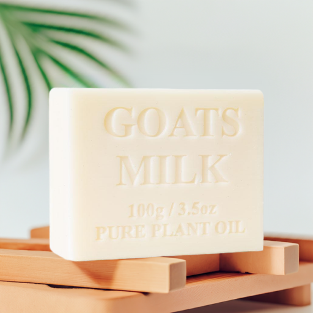 4x 100g Goats Milk Soap Bars - Natural Creamy Scent Pure Australian Skin Care