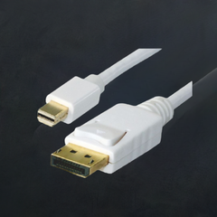 ASTROTEK Mini DisplayPort DP to DisplayPort DP Cable 2m - 20 pins Male to Male Gold Plated RoHS CBMDPMM2