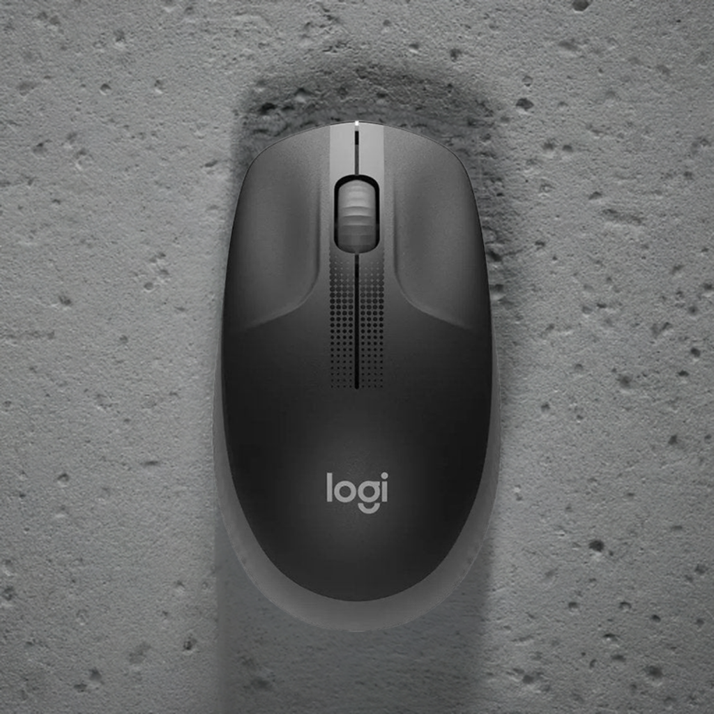 LOGITECH M190 Full-Size Wireless Mouse - Charcoal