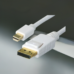 ASTROTEK Mini DisplayPort DP to DisplayPort DP Cable 1m - 20 pins Male to Male Gold Plated RoHS