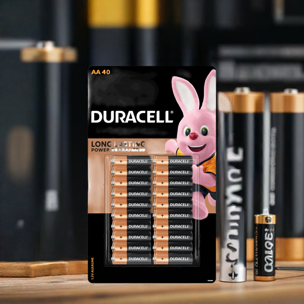 Duracell Alkaline AA Batteries 40 Pack