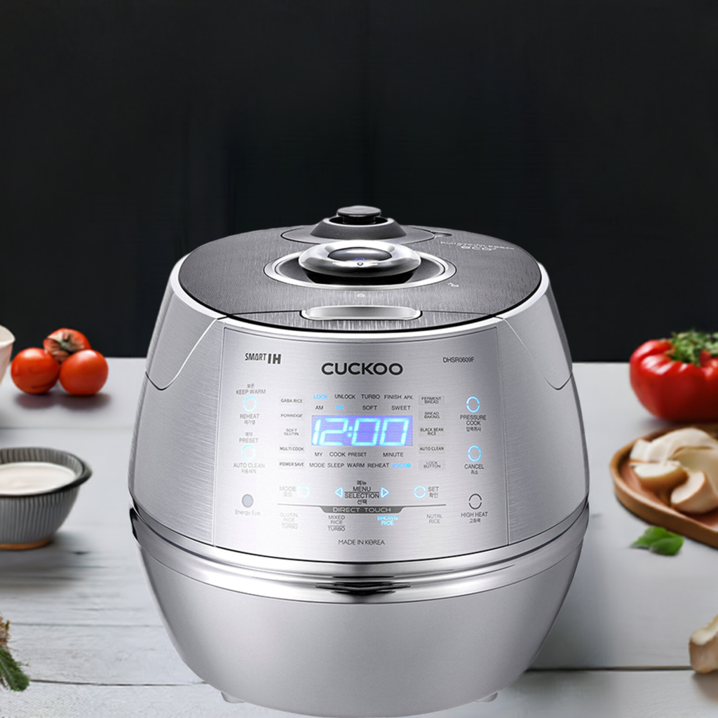 Cuckoo Induction Heating Electric Pressure Rice Cooker 6 Cups CRP-DHSR0609F