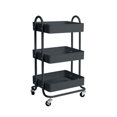 Levede 3 Tiers Kitchen Trolley Cart Grey-REMOTE