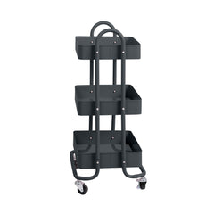 Levede 3 Tiers Kitchen Trolley Cart Grey-REMOTE