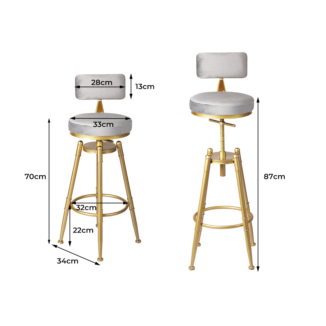 Levede 1x Bar Stools Kitchen Stool Chair-SA_Rural