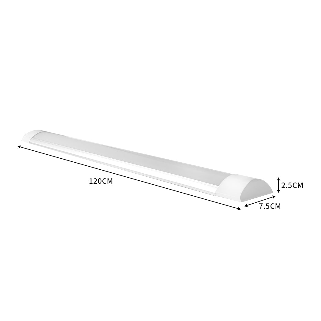 Emitto 10Pcs LED Slim Ceiling Batten 120 CM x10