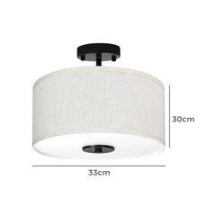 Emitto Led Ceiling Light 33cm Modern