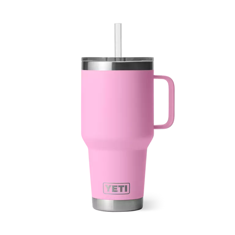 YETI RAMBLER® 35 OZ (1L) STRAW MUG POWER PINK LIMITED EDITION BRAND NEW