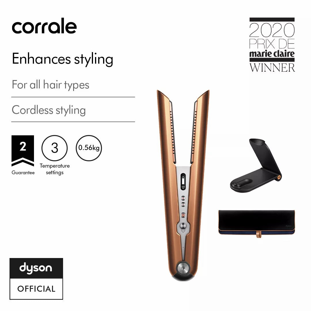 Dyson Corrale™ hair straightener (Bright Copper/Bright Nickel)