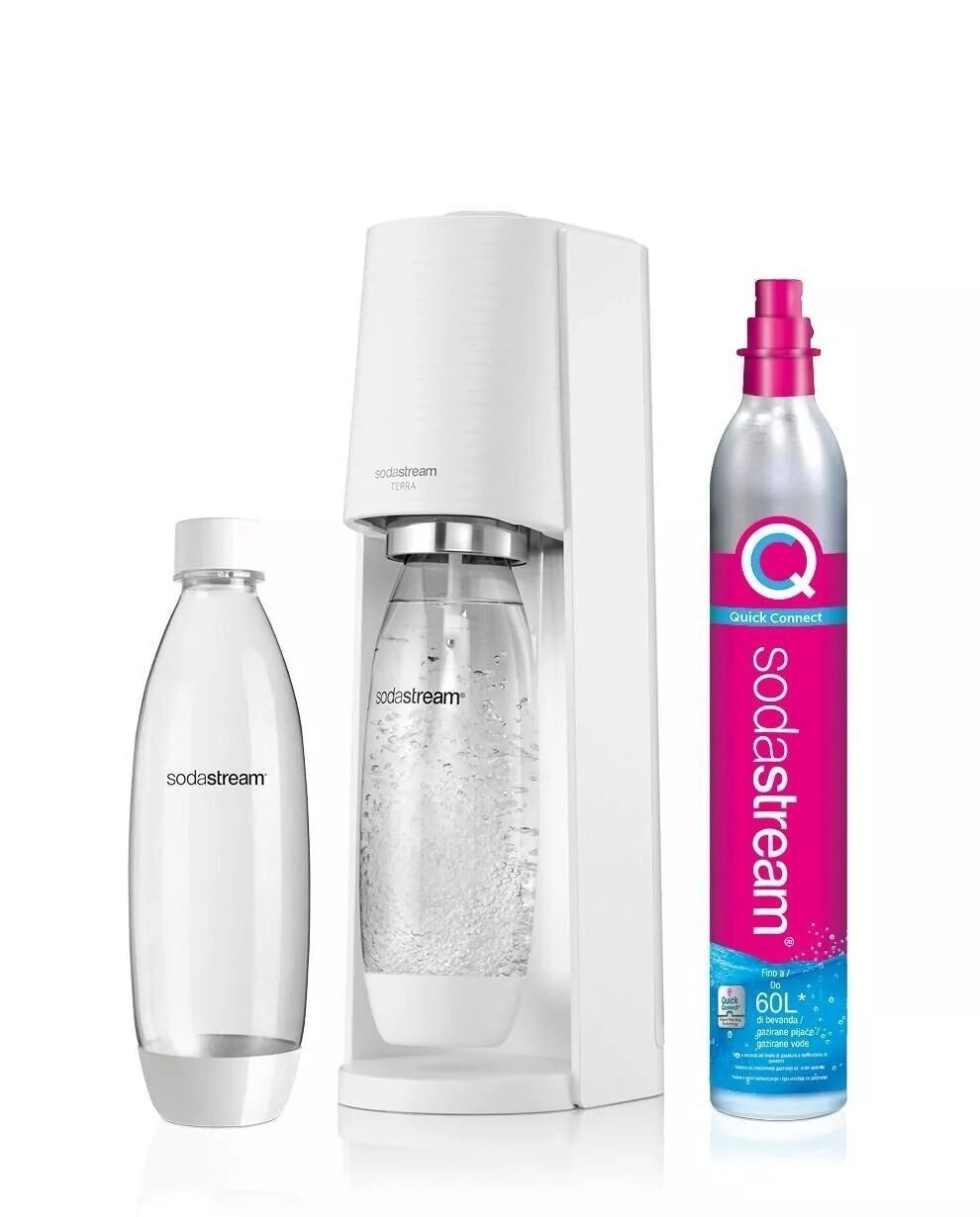 SodaStream Spirit Sparkling Water Drink Maker Terra Pack Soda Stream Machine New