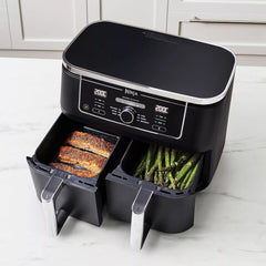 Ninja Foodi Max XXXL Dual Zone 9.5L Air Fryer, 6-in-1, 2 Drawers, No Oil, Black