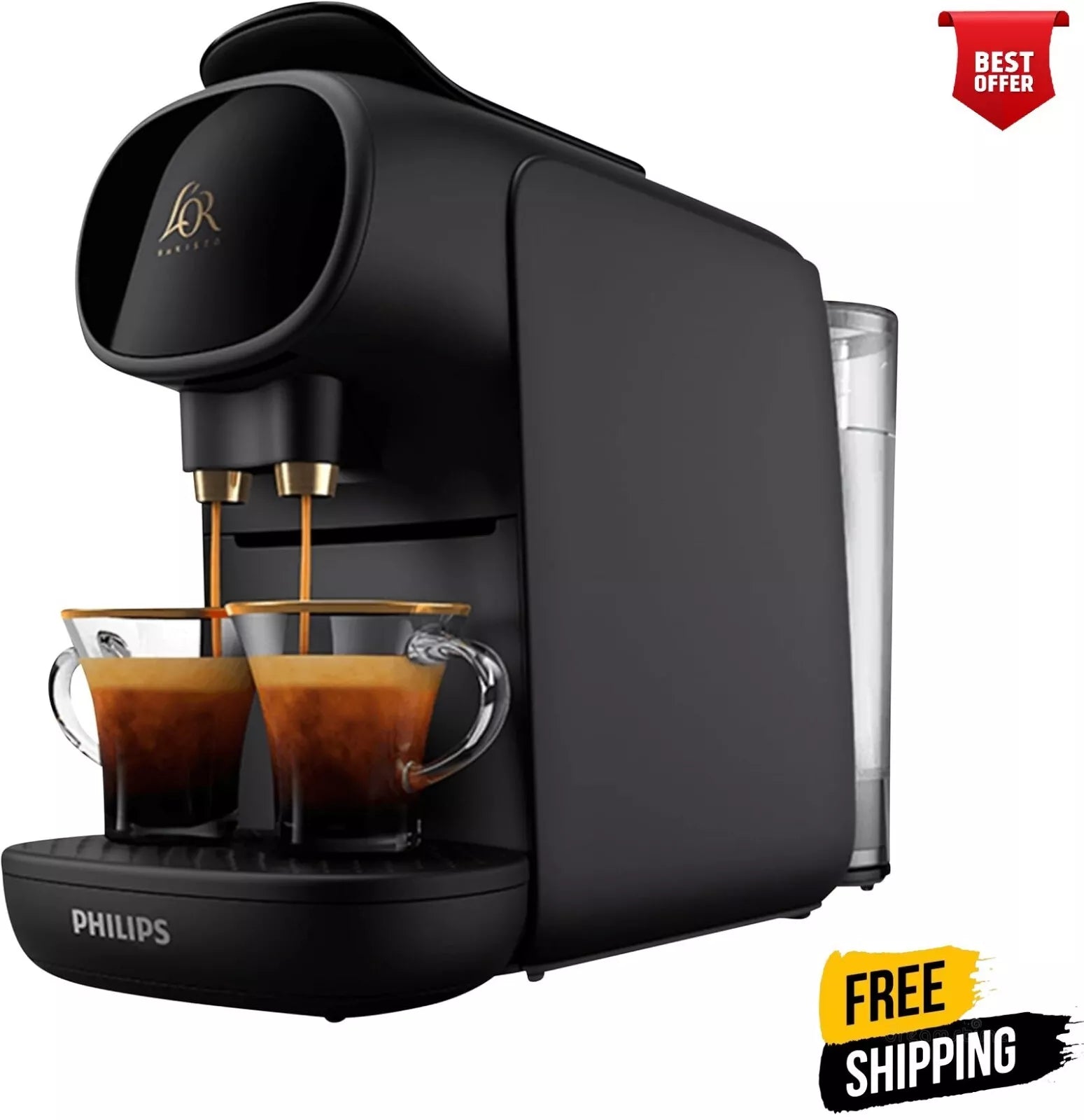 L'OR Barista Sublime Compact Coffee Machine, Black