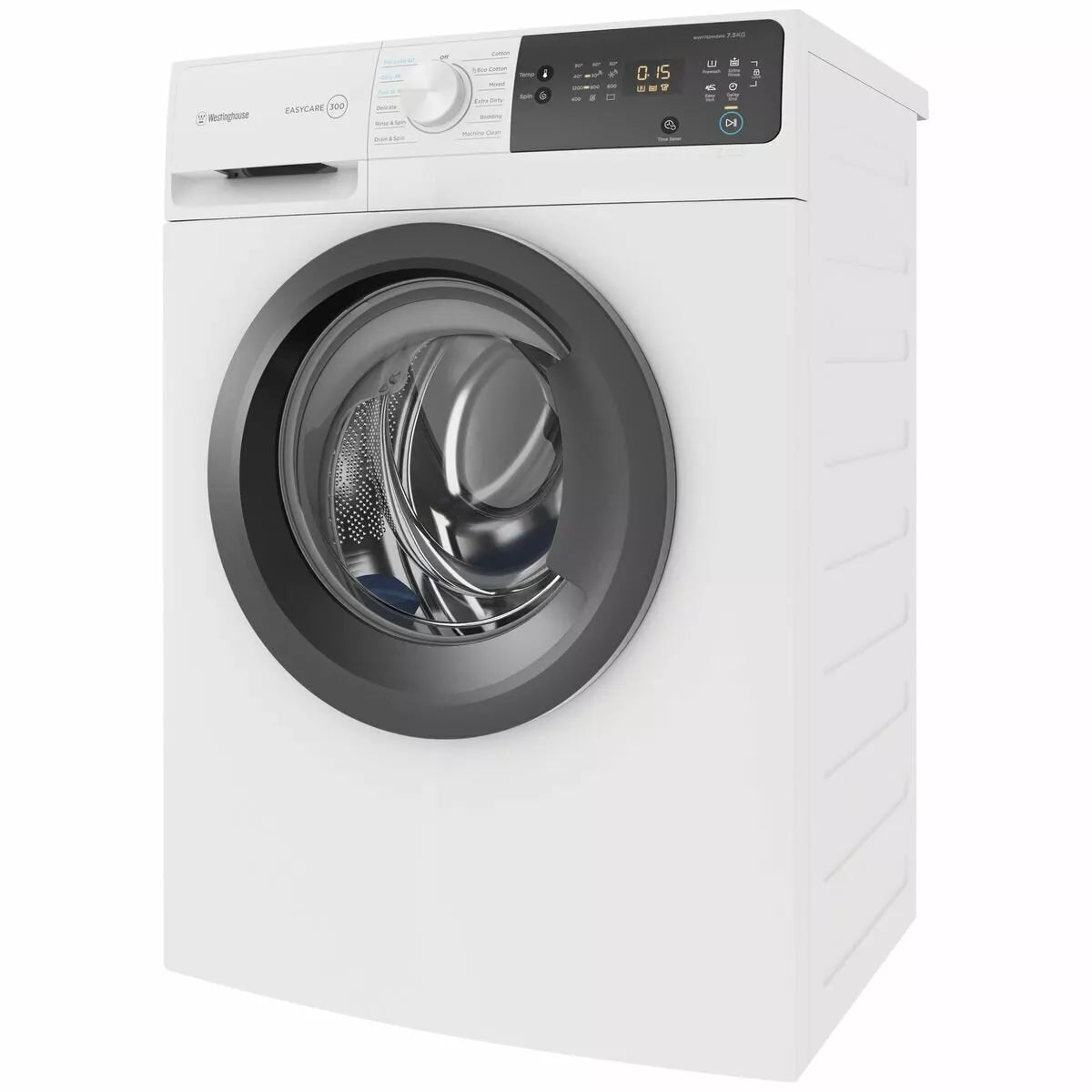 Westinghouse 7.5kg Front Load Washing Machine WWF7524N3WA