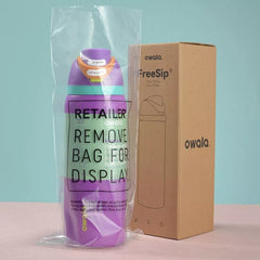 Owala Freesip Insulated Stainless Steel Water Bottle with Straw.