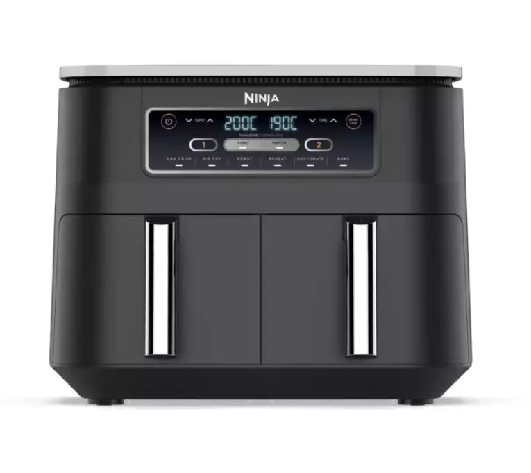 Ninja AF300 Foodi Dual Zone Deluxe Digital 1670W Air Fryer - Grey