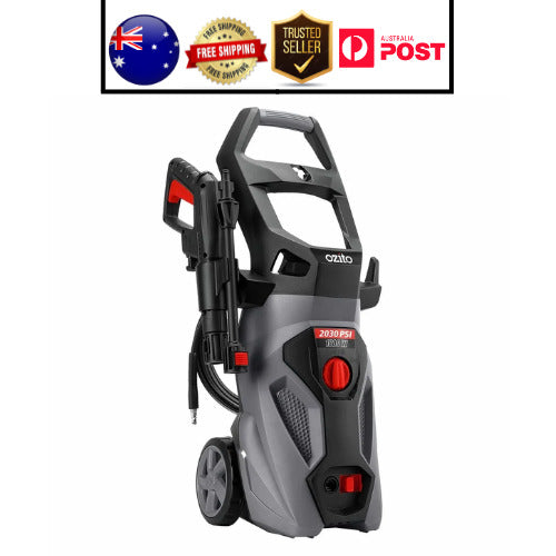 Ozito High Pressure Washer Water Cleaner 2030PSI, 1800W Adjustable Spray Nozzle