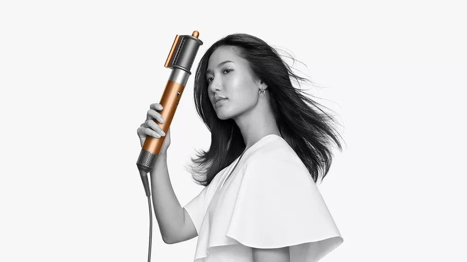 Dyson Airwrap Volume + Shape styler and dryer (Prussian Blue/Copper)