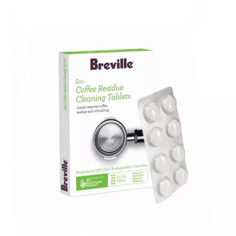 Breville Eco Coffee Residue Cleaner (8 Tablets) Espresso Machine Cleaning Tablet