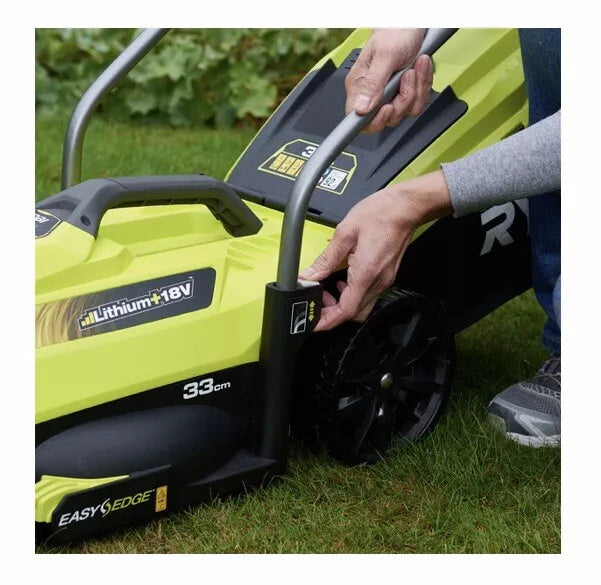 NEW Ryobi One+ 18V 4.0Ah 33cm Cordless Lawn Mower Kit RLM18X33S40